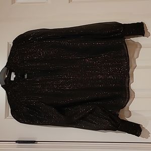 ALC gold shimmer stripe top, 0